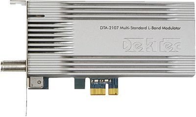 DTA-2107 - Multi-Standard Satellite Modulator for PCIe