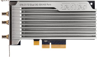 DTA-2172 - Dual 3G-SDI/ASI ports for PCIe