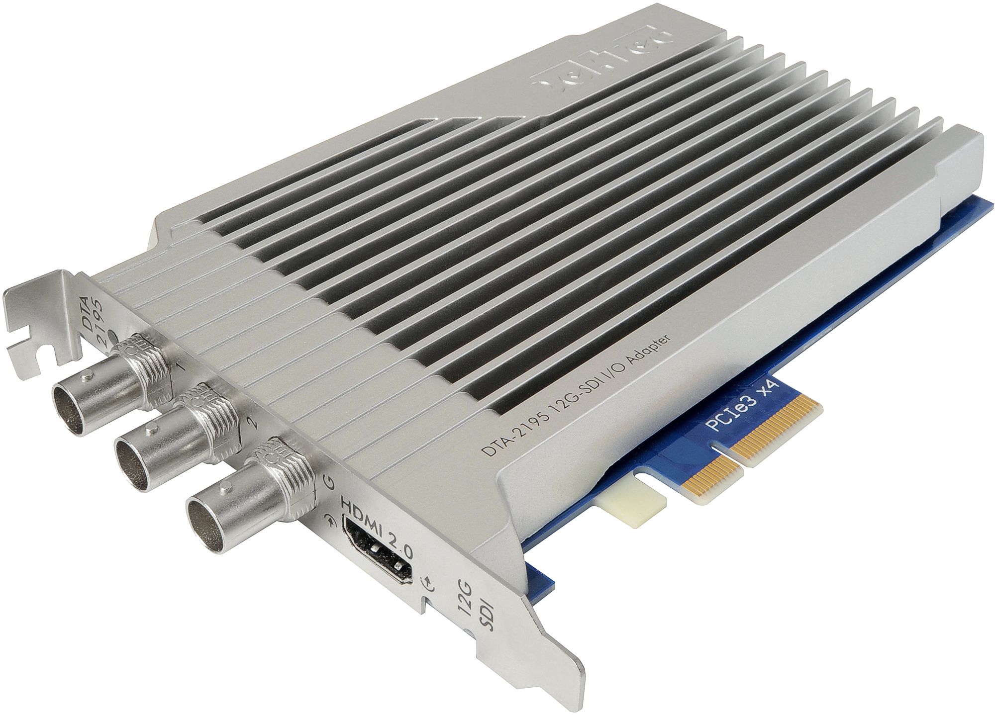 12G-SDI and HDMI 2.0 connectivity for PCI Express bus