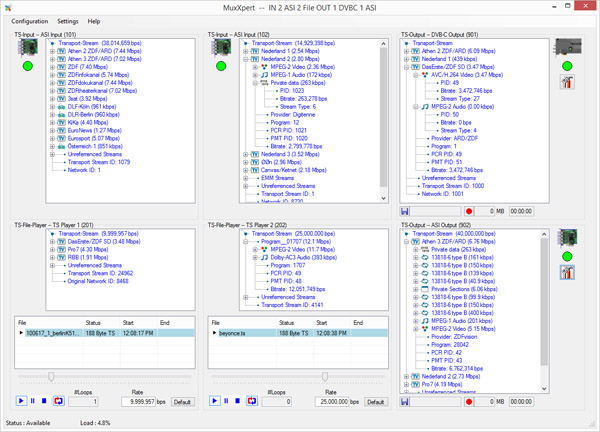 DTC-700-MX - Real-Time Transport-Stream Multiplexer